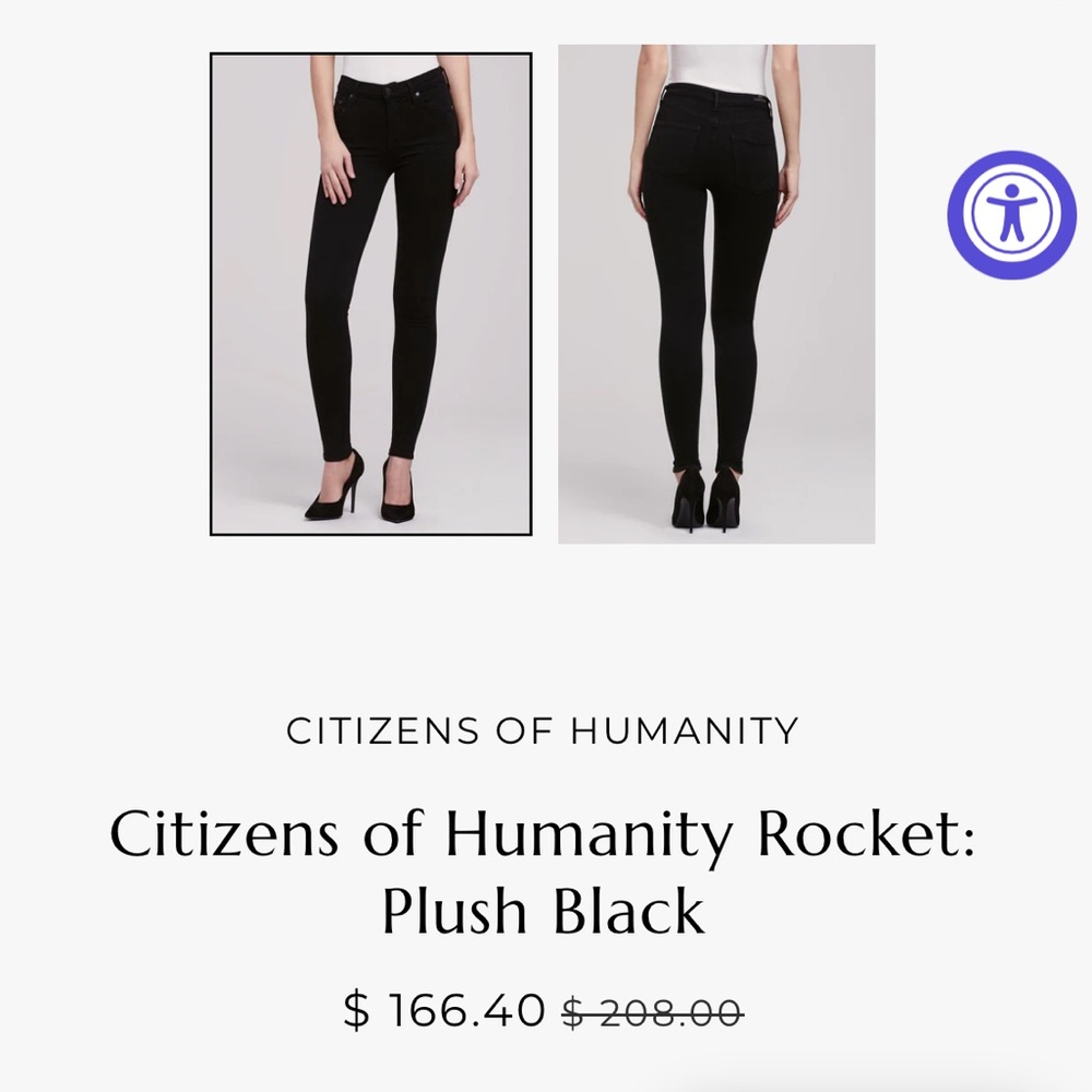 Anthropologie CoH Citizens Of Humanity Rocket Splatter Skinny Jeans - Picture 9 of 9